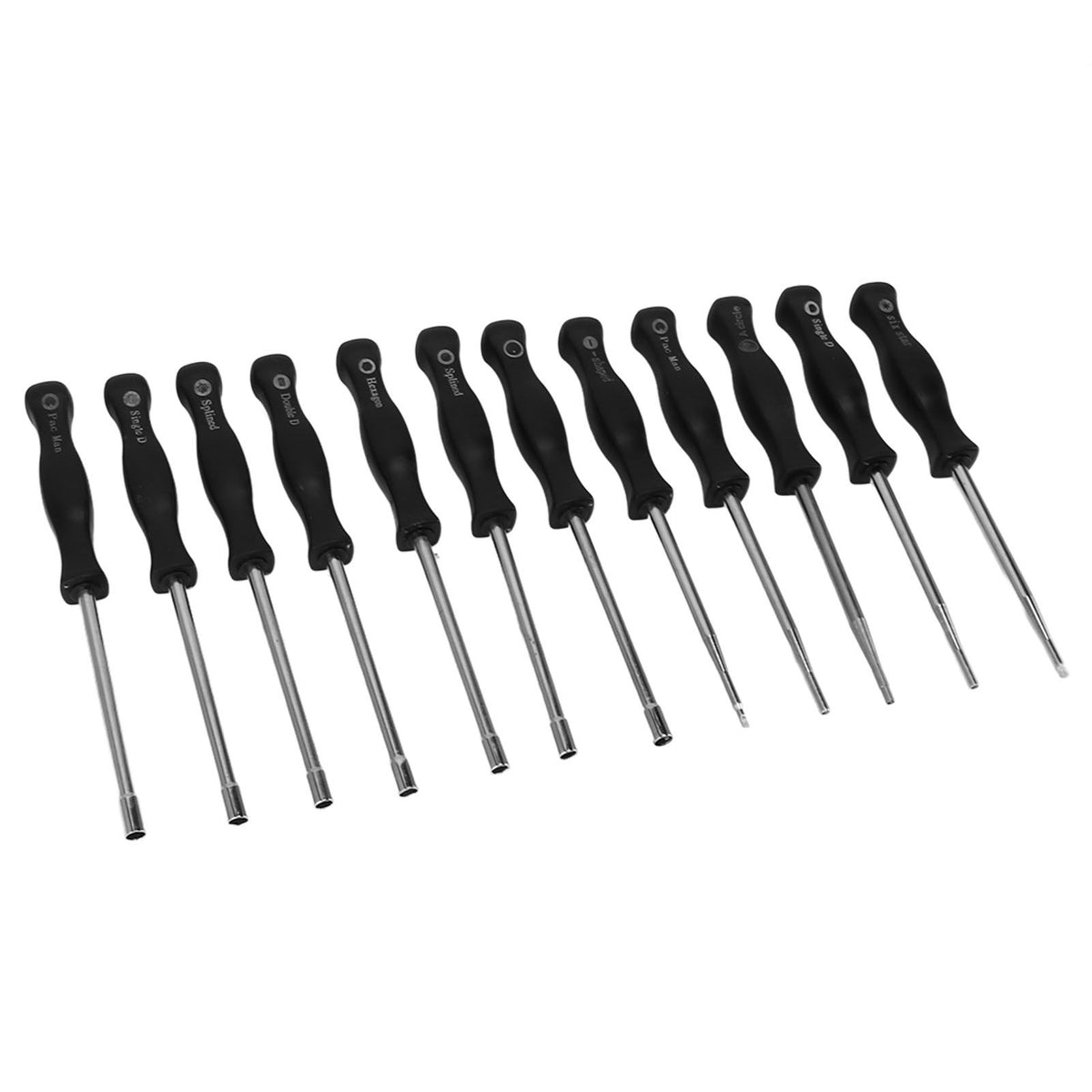 Carburator Adjusting Kit with 12 Screwdrivers 1 String Steel Brush Comfort Grip Carburetor Repair Tools for 2 Cycle Carburetor Engines Trimmer