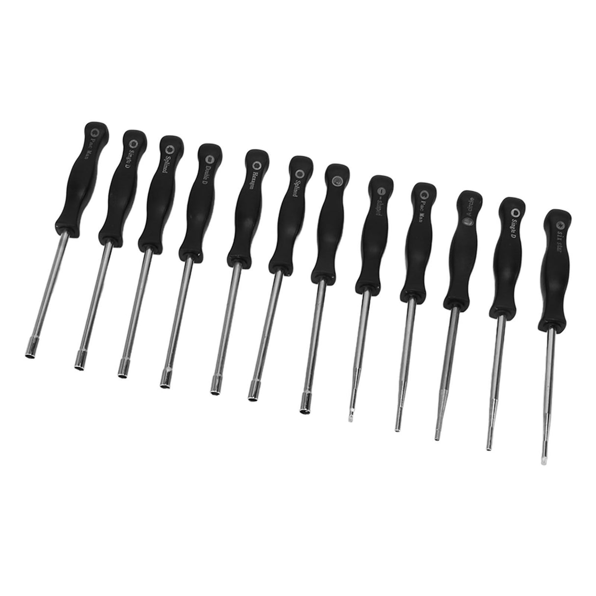 Carburator Adjusting Kit with 12 Screwdrivers 1 String Steel Brush Comfort Grip Carburetor Repair Tools for 2 Cycle Carburetor Engines Trimmer