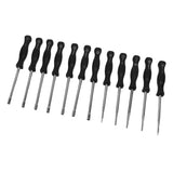 Carburator Adjusting Kit with 12 Screwdrivers 1 String Steel Brush Comfort Grip Carburetor Repair Tools for 2 Cycle Carburetor Engines Trimmer - Extra Image