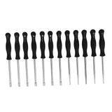 Carburator Adjusting Kit with 12 Screwdrivers 1 String Steel Brush Comfort Grip Carburetor Repair Tools for 2 Cycle Carburetor Engines Trimmer - Extra Image