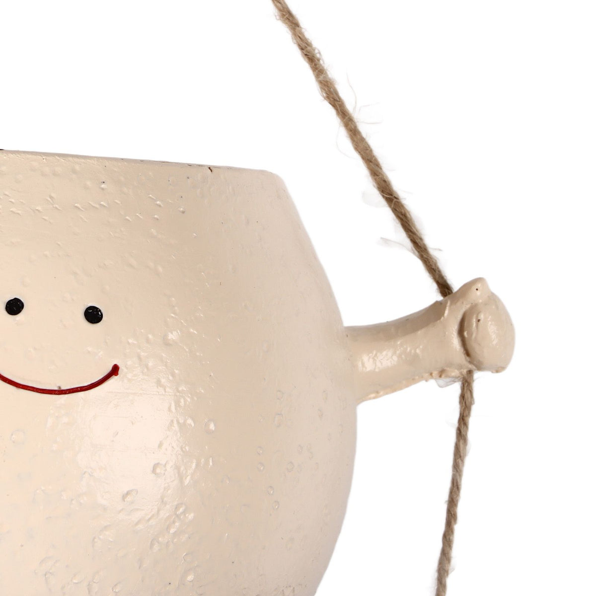 Swing Face Planter Resin Wall Hanging Head Planter Smiling Face Succulent Flower Pot for Indoor Outdoor Decoration