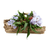 Artificial Driftwood Succulent Planter Faux Wood Resin Succulent Planter for Windowsill Desktop Coffee Table