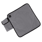 Portable Heated Seat Cushion USB Heated Seat Cushion Adjustable Temperature Heated Chair Cushion for Fishing Camping Light Gray