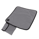 Portable Heated Seat Cushion USB Heated Seat Cushion Adjustable Temperature Heated Chair Cushion for Fishing Camping Light Gray - 45-Degree Angle
