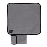 Portable Heated Seat Cushion USB Heated Seat Cushion Adjustable Temperature Heated Chair Cushion for Fishing Camping Light Gray - Extra Image