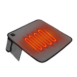 Portable Heated Seat Cushion USB Heated Seat Cushion Adjustable Temperature Heated Chair Cushion for Fishing Camping Light Gray - Extra Image