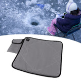 Portable Heated Seat Cushion USB Heated Seat Cushion Adjustable Temperature Heated Chair Cushion for Fishing Camping Light Gray - Extra Image