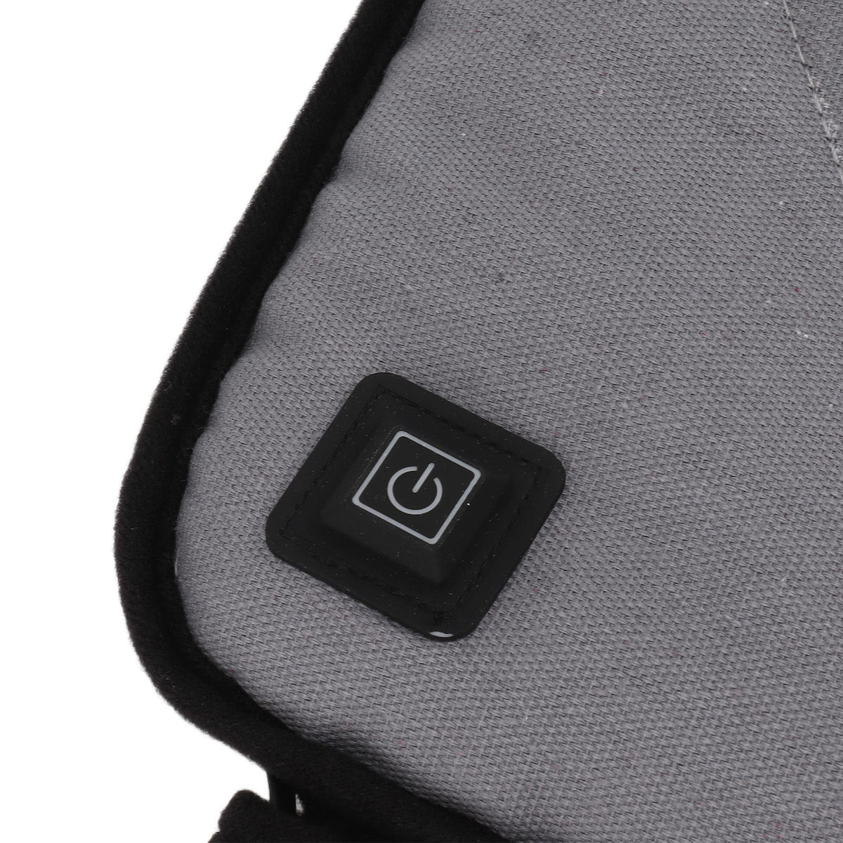 Portable Heated Seat Cushion USB Heated Seat Cushion Adjustable Temperature Heated Chair Cushion for Fishing Camping Light Gray