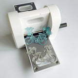 Portable Manual Die Cutting Embossing Machine for Arts Crafts Scrapbooking Cardmaking Can Cut 7.5x14.5cm Paper Cuttings Cards