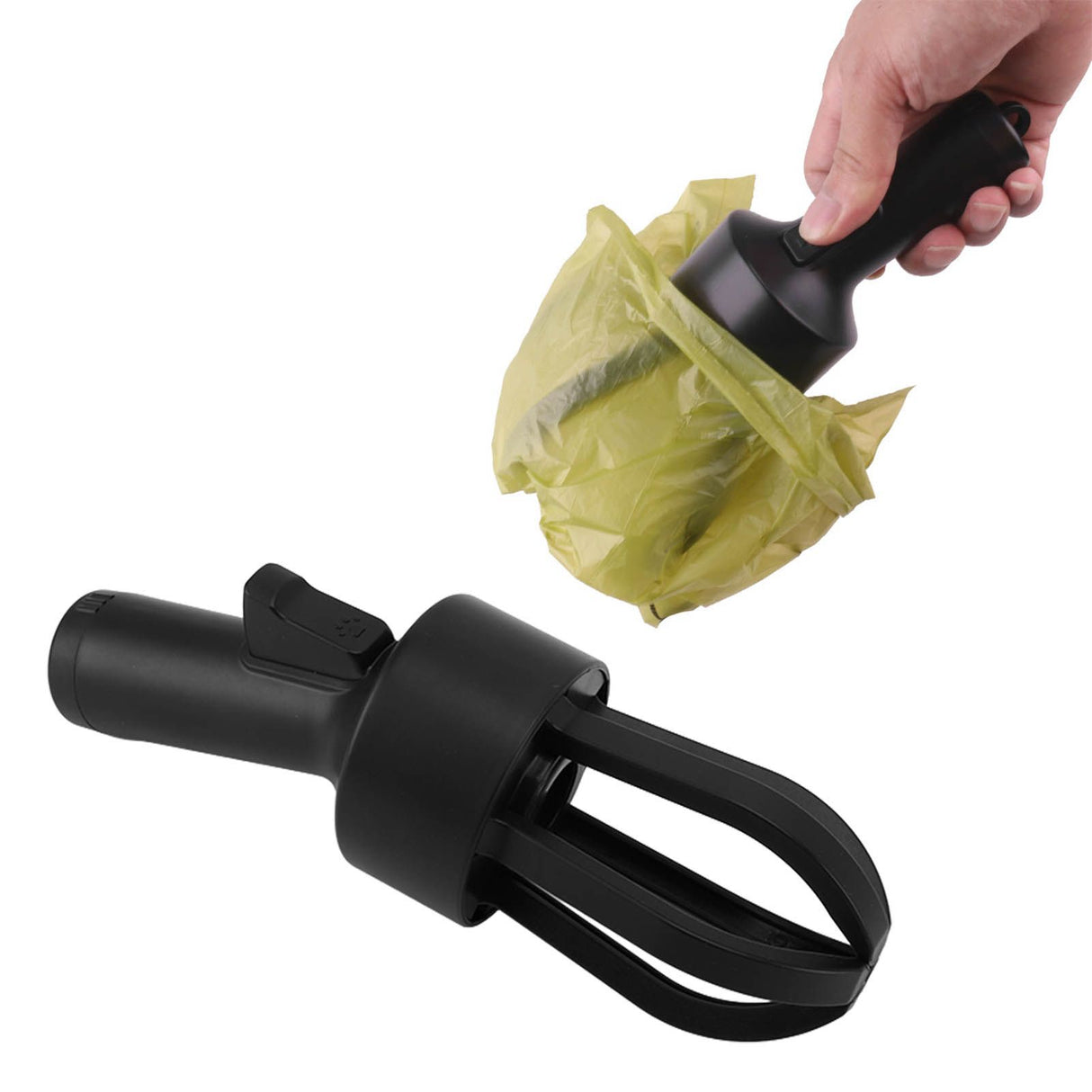 Dog Poop Scooper Portable Efficient Hygienic Plastic Dog Waste Picker for Outdoor Walking A Dog