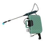 Electric Plant Sprayer Battery Powered 5L with 3 Nozzles Retractable Wand Adjustable Shoudler Strap Garden Sprayer for Lawn Green - Extra Image