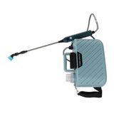 Electric Plant Sprayer Battery Powered 5L with 3 Nozzles Retractable Wand Adjustable Shoudler Strap Garden Sprayer for Lawn Blue