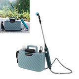 Electric Plant Sprayer Battery Powered 5L with 3 Nozzles Retractable Wand Adjustable Shoudler Strap Garden Sprayer for Lawn Blue - Extra Image