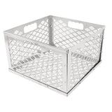 Charcoal Basket Detachable Design Portable Rugged Durable Stainless Steel Charcoal Fire Basket for Barbecue