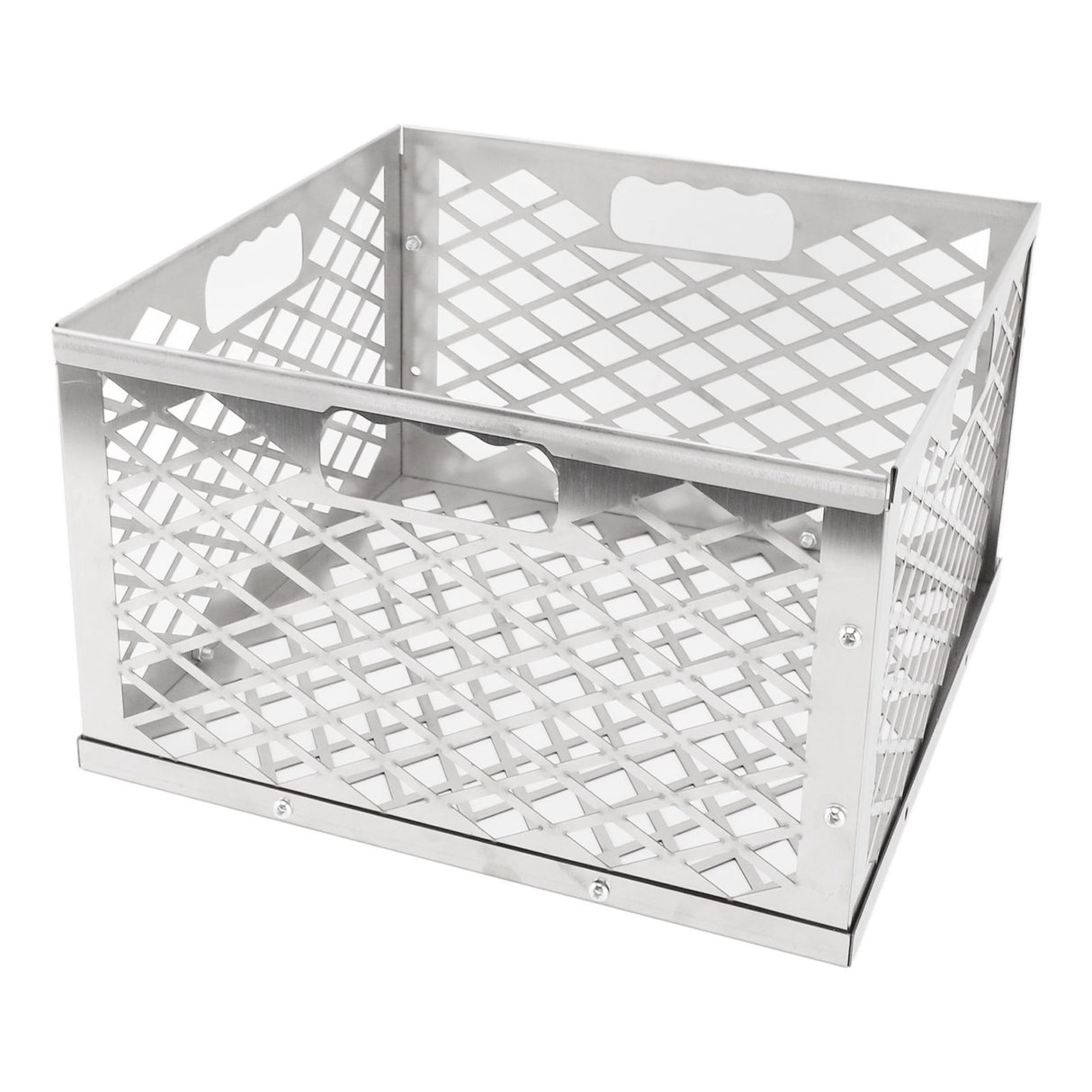 Charcoal Basket Detachable Design Portable Rugged Durable Stainless Steel Charcoal Fire Basket for Barbecue