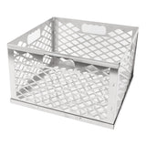 Charcoal Basket Detachable Design Portable Rugged Durable Stainless Steel Charcoal Fire Basket for Barbecue