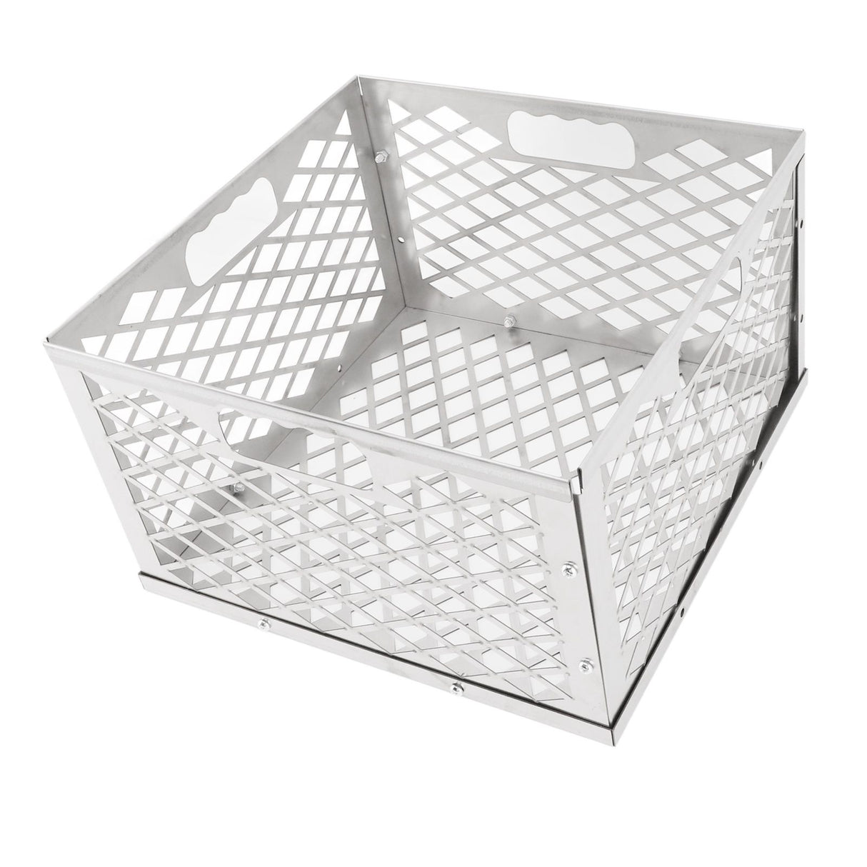 Charcoal Basket Detachable Design Portable Rugged Durable Stainless Steel Charcoal Fire Basket for Barbecue