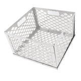 Charcoal Basket Detachable Design Portable Rugged Durable Stainless Steel Charcoal Fire Basket for Barbecue