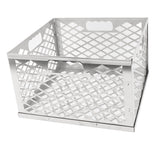 Charcoal Basket Detachable Design Portable Rugged Durable Stainless Steel Charcoal Fire Basket for Barbecue - Rear View