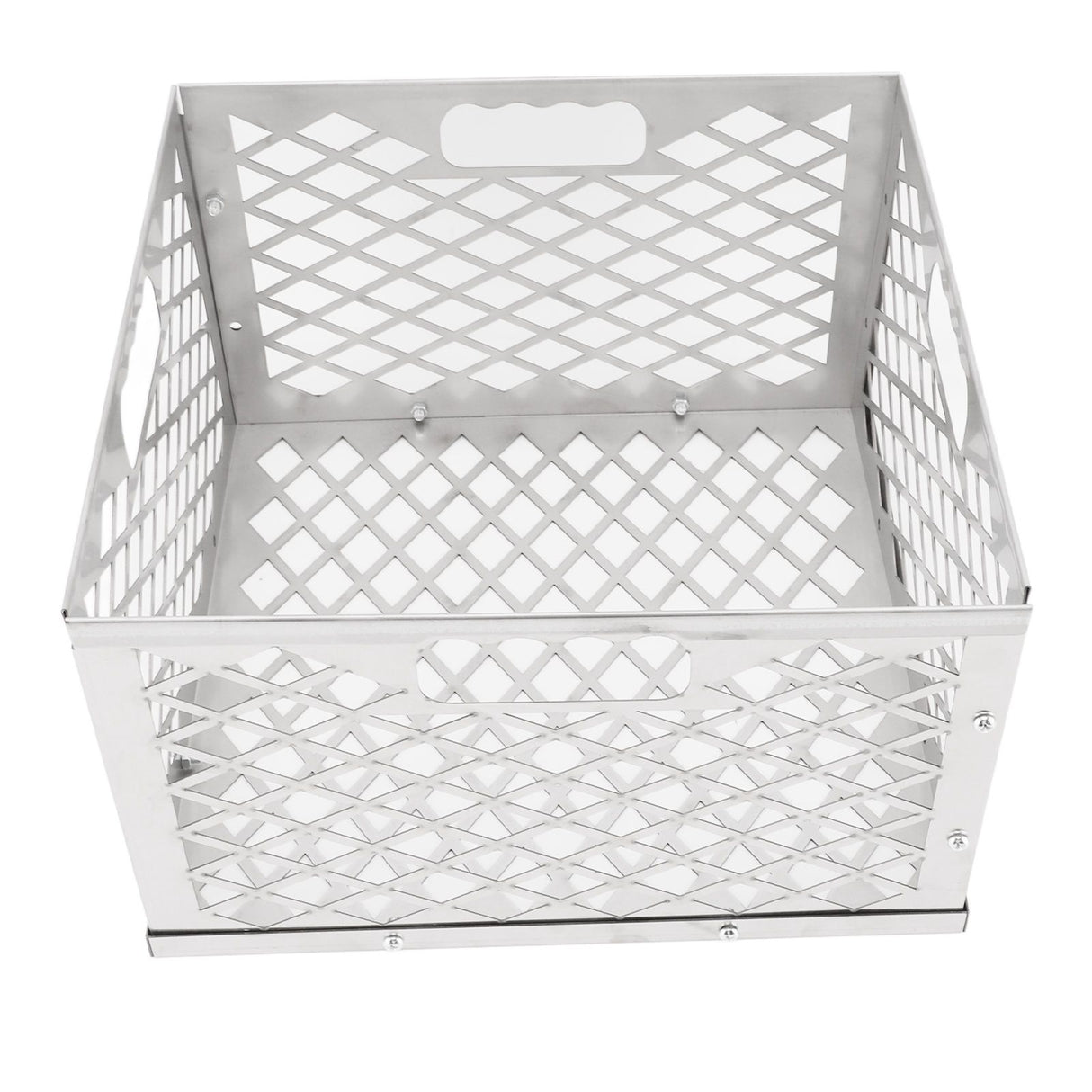 Charcoal Basket Detachable Design Portable Rugged Durable Stainless Steel Charcoal Fire Basket for Barbecue