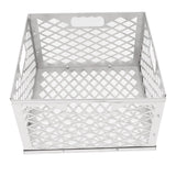 Charcoal Basket Detachable Design Portable Rugged Durable Stainless Steel Charcoal Fire Basket for Barbecue