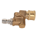 Quick Connecting Pivoting Coupler Attachment 1/4in for Pressure Washer Nozzle Adjustable 4500psi Garden Supplies 5 Level