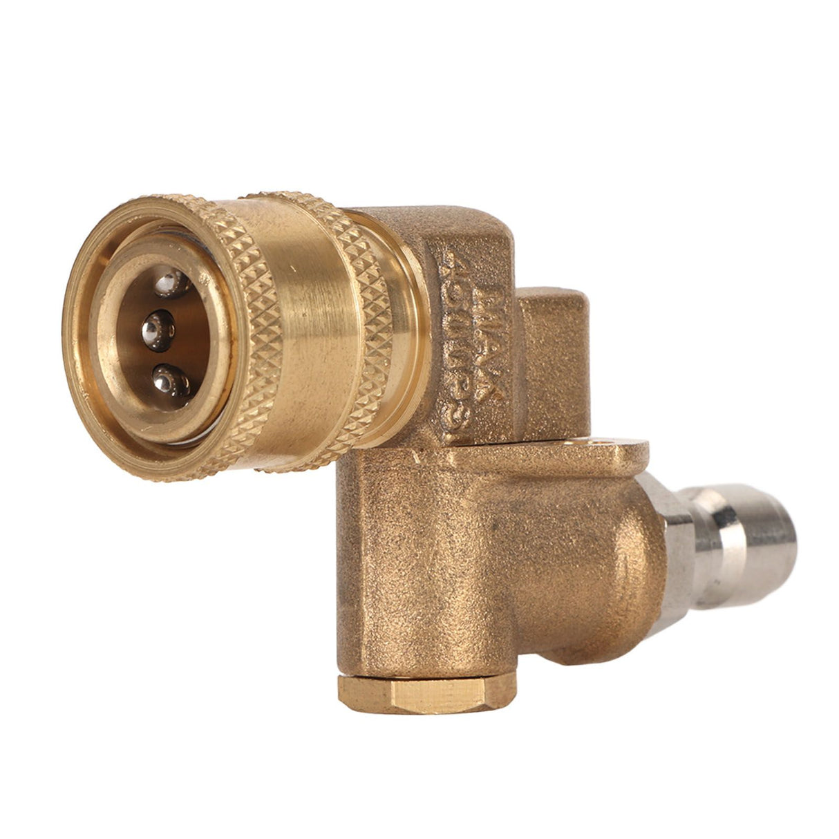 Quick Connecting Pivoting Coupler Attachment 1/4in for Pressure Washer Nozzle Adjustable 4500psi Garden Supplies 5 Level