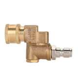 Quick Connecting Pivoting Coupler Attachment 1/4in for Pressure Washer Nozzle Adjustable 4500psi Garden Supplies 5 Level - 45-Degree Angle