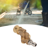 Quick Connecting Pivoting Coupler Attachment 1/4in for Pressure Washer Nozzle Adjustable 4500psi Garden Supplies 5 Level