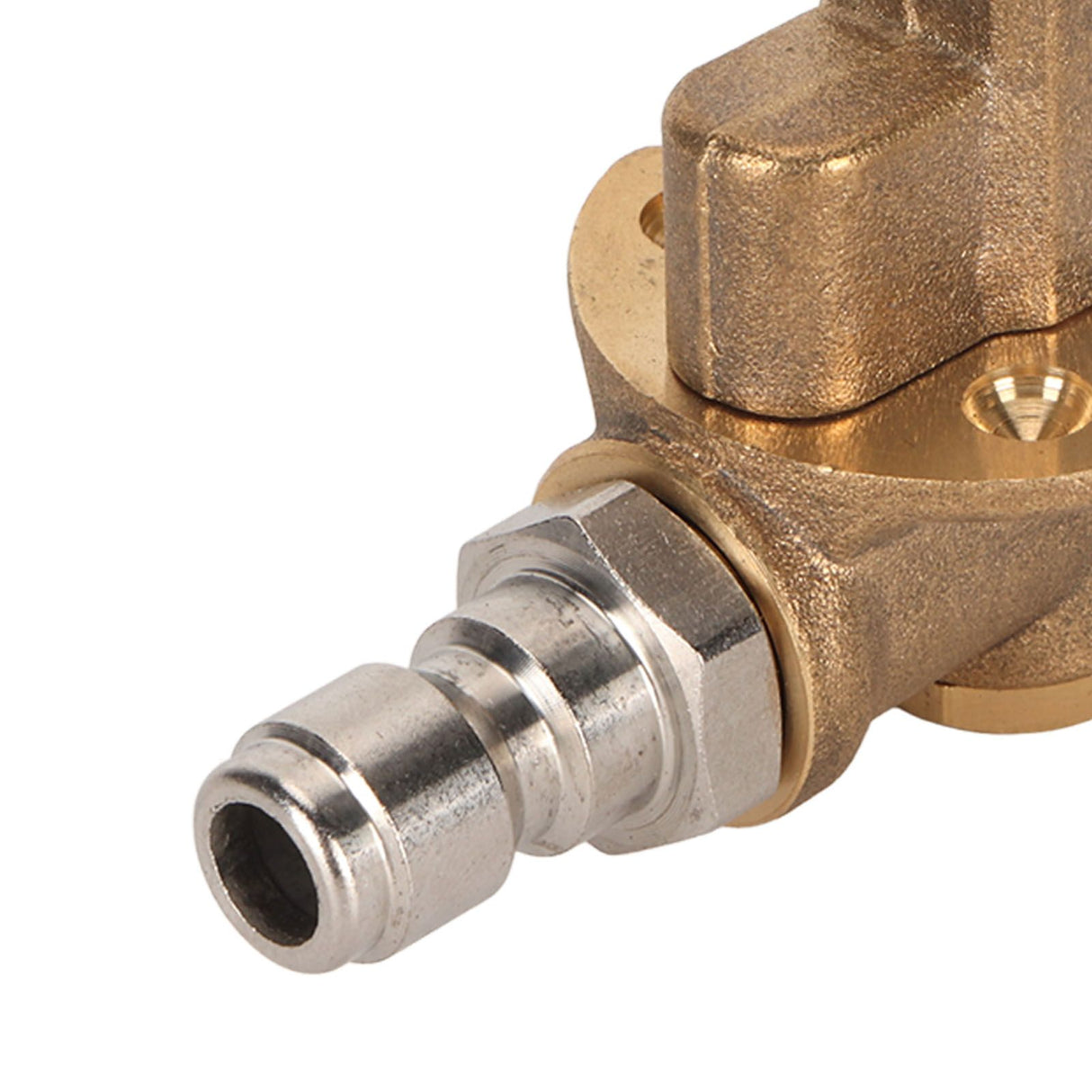 Quick Connecting Pivoting Coupler Attachment 1/4in for Pressure Washer Nozzle Adjustable 4500psi Garden Supplies 5 Level