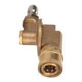 Quick Connecting Pivoting Coupler Attachment 1/4in for Pressure Washer Nozzle Adjustable 4500psi Garden Supplies 7 Level