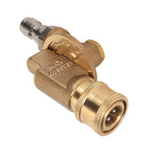 Quick Connecting Pivoting Coupler Attachment 1/4in for Pressure Washer Nozzle Adjustable 4500psi Garden Supplies 7 Level