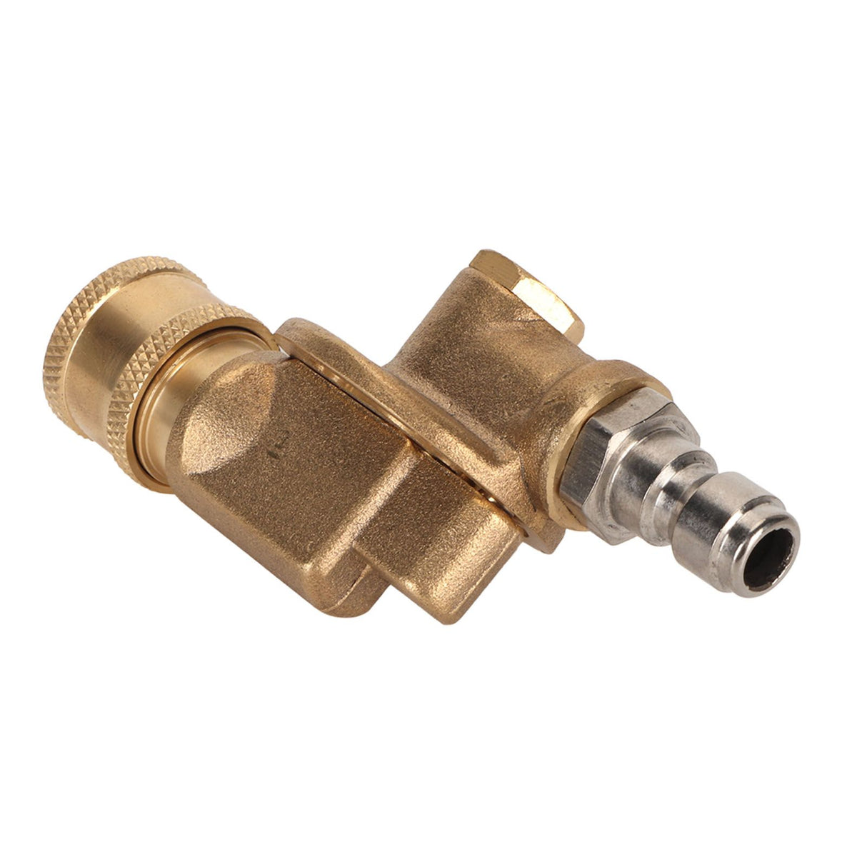 Quick Connecting Pivoting Coupler Attachment 1/4in for Pressure Washer Nozzle Adjustable 4500psi Garden Supplies 7 Level