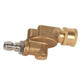 Quick Connecting Pivoting Coupler Attachment 1/4in for Pressure Washer Nozzle Adjustable 4500psi Garden Supplies 7 Level