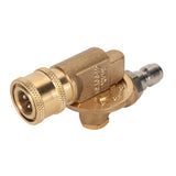Quick Connecting Pivoting Coupler Attachment 1/4in for Pressure Washer Nozzle Adjustable 4500psi Garden Supplies 7 Level - Extra Image