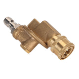 Quick Connecting Pivoting Coupler Attachment 1/4in for Pressure Washer Nozzle Adjustable 4500psi Garden Supplies 7 Level