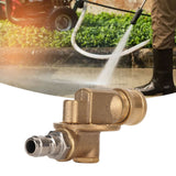 Quick Connecting Pivoting Coupler Attachment 1/4in for Pressure Washer Nozzle Adjustable 4500psi Garden Supplies 7 Level