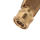 Quick Connecting Pivoting Coupler Attachment 1/4in for Pressure Washer Nozzle Adjustable 4500psi Garden Supplies 7 Level - Extra Image