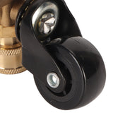 Undercarriage Cleaner Swivel Wheel with 1/4in Quick Connector Brass Pressure Washer Adapter Joint Wheel Attachment for Road Cleaning - Extra Image