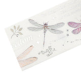 Decorative Tapes Strong Adhesion Silver Feather Plants Versatile Hand Account Decorative Tape for Notebooks Photo Album DIY