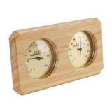 Wooden Sauna Thermometer Hygrometer 2 in 1 Humidity Temperature Measurement Indoor Thermometer Humidity Gauge for Hotel Sauna Room