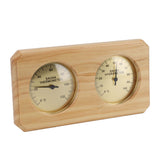 Wooden Sauna Thermometer Hygrometer 2 in 1 Humidity Temperature Measurement Indoor Thermometer Humidity Gauge for Hotel Sauna Room