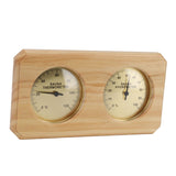 Wooden Sauna Thermometer Hygrometer 2 in 1 Humidity Temperature Measurement Indoor Thermometer Humidity Gauge for Hotel Sauna Room