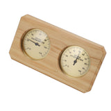 Wooden Sauna Thermometer Hygrometer 2 in 1 Humidity Temperature Measurement Indoor Thermometer Humidity Gauge for Hotel Sauna Room