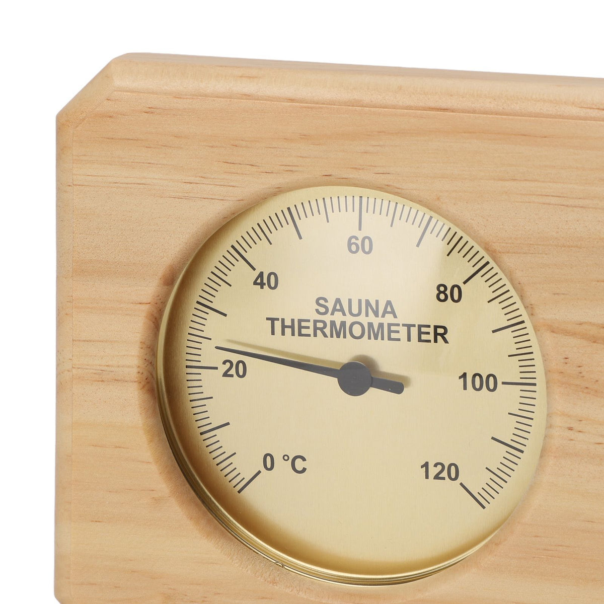 Wooden Sauna Thermometer Hygrometer 2 in 1 Humidity Temperature Measurement Indoor Thermometer Humidity Gauge for Hotel Sauna Room