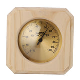 Wooden Sauna Hygrothermograph Wall Mounted Reliable High Accuracy Sauna Humidity Temperature for Indoor