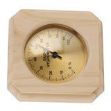 Wooden Sauna Hygrothermograph Wall Mounted Reliable High Accuracy Sauna Humidity Temperature for Indoor