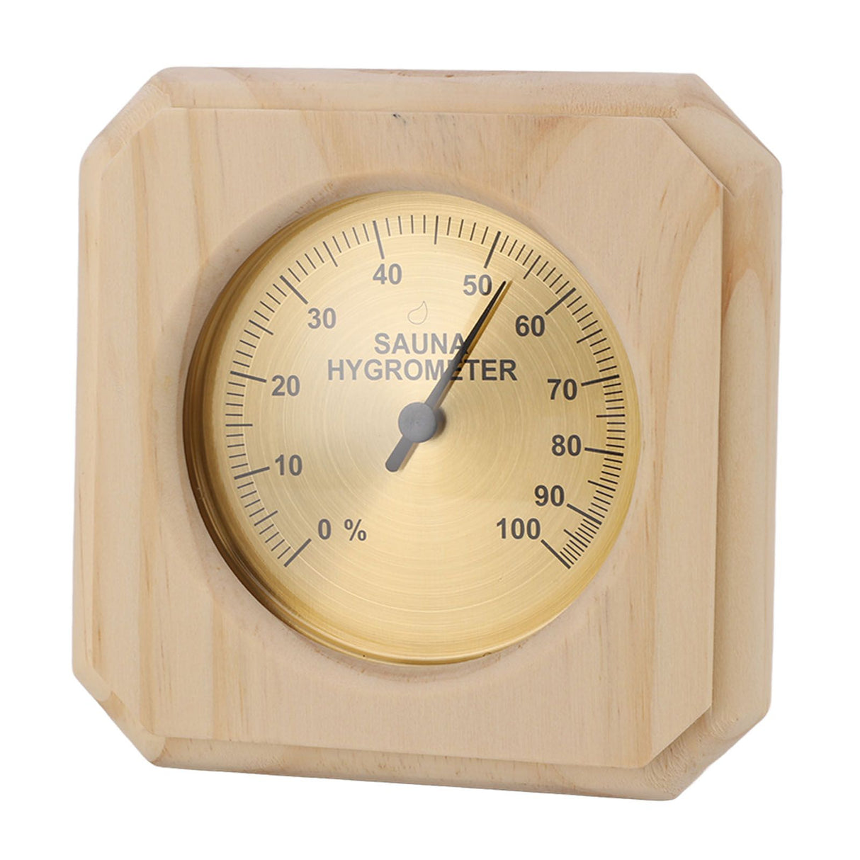 Wooden Sauna Hygrothermograph Wall Mounted Reliable High Accuracy Sauna Humidity Temperature for Indoor