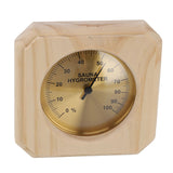 Wooden Sauna Hygrothermograph Wall Mounted Reliable High Accuracy Sauna Humidity Temperature for Indoor