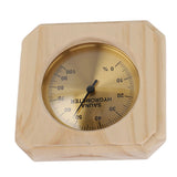 Wooden Sauna Hygrothermograph Wall Mounted Reliable High Accuracy Sauna Humidity Temperature for Indoor - Extra Image